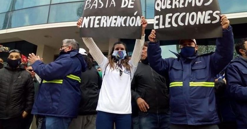 Estibadores movilizaron al SUPA San Martín: «Las intervenciones ya cumplieron su ciclo»