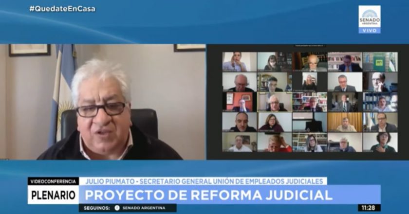 Piumato se convirtió en uno de los pilares contra la Reforma Judicial y hasta le dijo mentiroso a Fernández