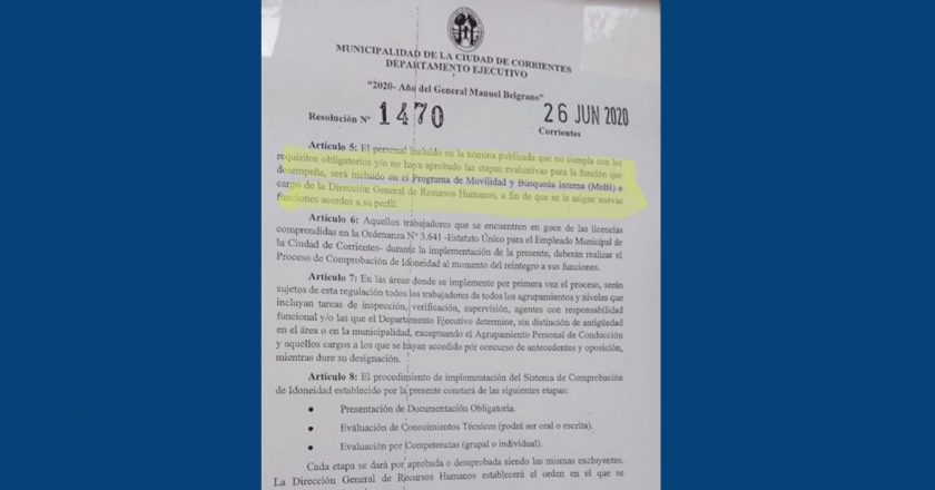 Corrientes: unos 600 municipales temen perder su empleo y acusan al intendente de querer tomar militantes para las elecciones