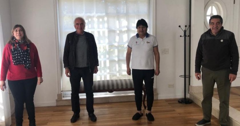 La CTA Autónoma se reunió con Evo Morales quien se mostró «optimista» de cara a los comicios en Bolivia