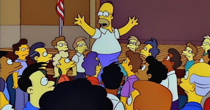 Trabajadores de TV recurren a Los Simpsons para pedir paritarias