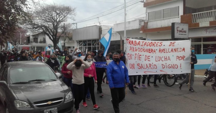 #Vicentín Multitudinaria marcha, conciliación y audiencia en el ministerio de Trabajo