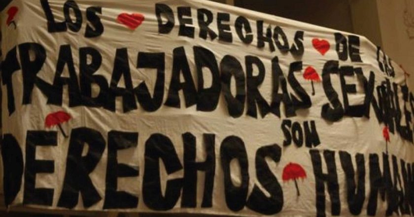 Marchan las trabajadoras sexuales contra la «agudización de la violencia policial durante la cuarentena»