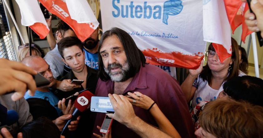 Baradel dijo que espera que la oferta de aumento salarial «supere a la inflación»