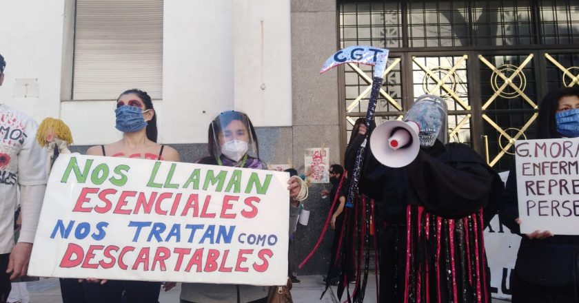 Los trabajadores de la salud porteños anunciaron paro y movilización contra la represión de Larreta