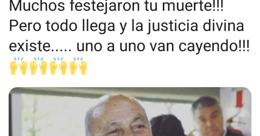 Reapareció la hija de «Momo» Venegas para celebrar la muerte de Ayala