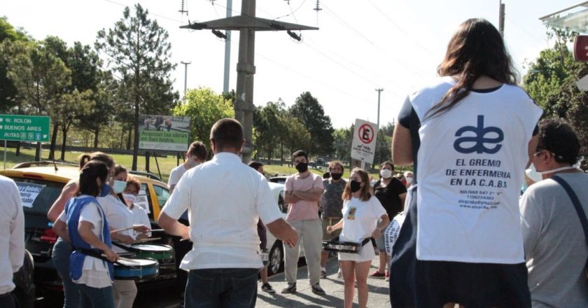 Enfermeros suben la apuesta en su pelea con Larreta y lanzan un paro, una movilización y un acampe en Plaza de Mayo